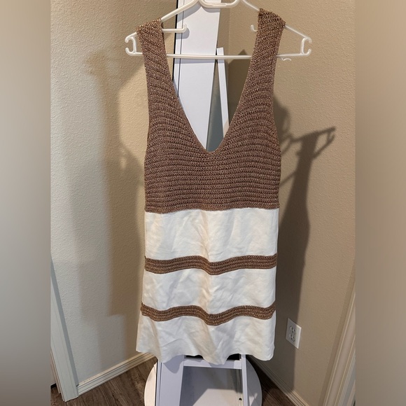 Bronze crochet design high end summer dress - Picture 4 of 8